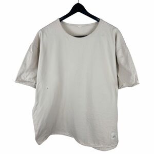 Mens Alo Yoga Gym Conquer Reform Athletics Boxy Cream Shirt Size 2XL